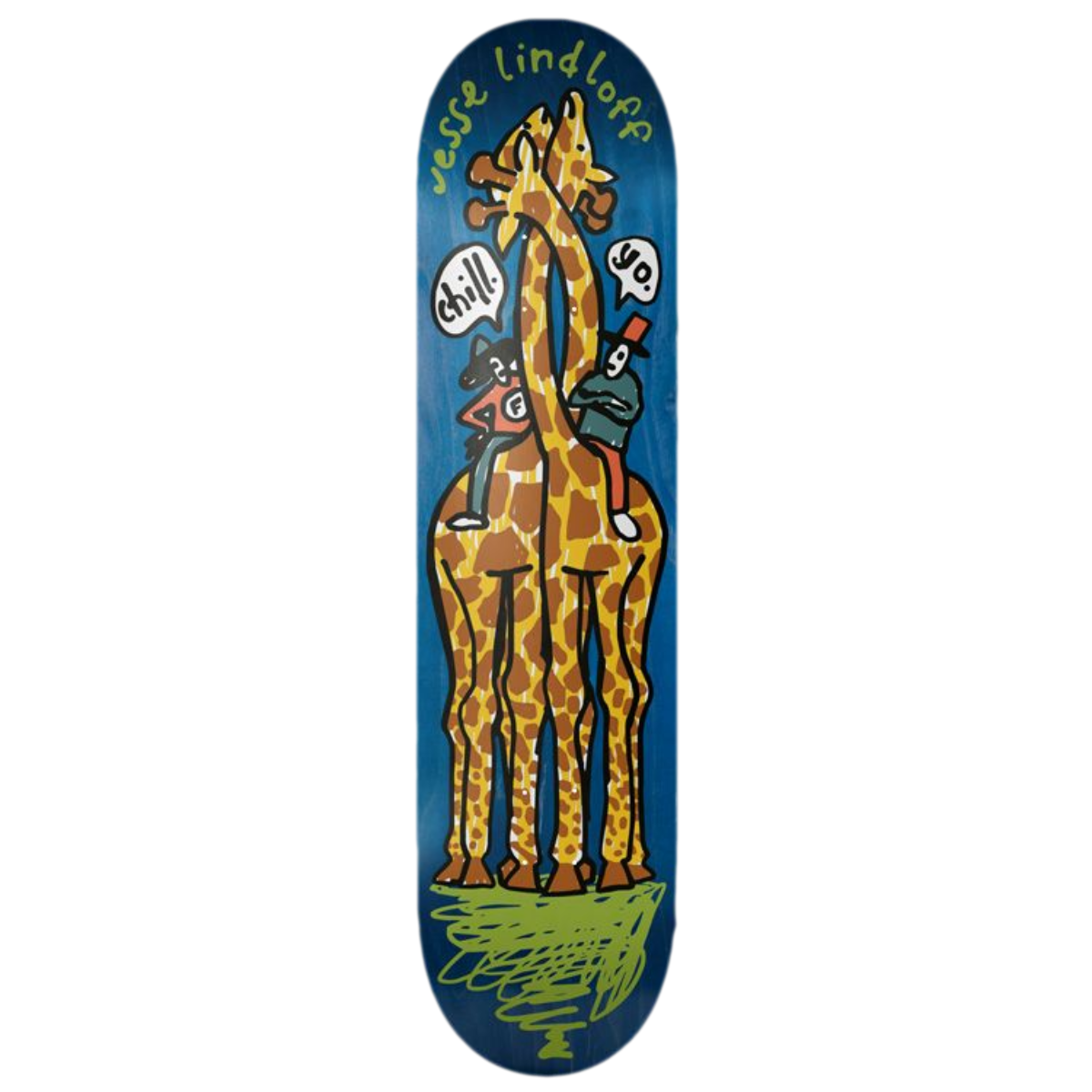 FOUNDATION JESSE LINDLOFF BACK OFF BRO DECK 8.50