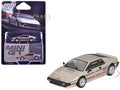 Lotus Esprit Turbo Silver Metallic with Red Stripes Limited Edition 1/64 Diecast Model Car by Mini GT