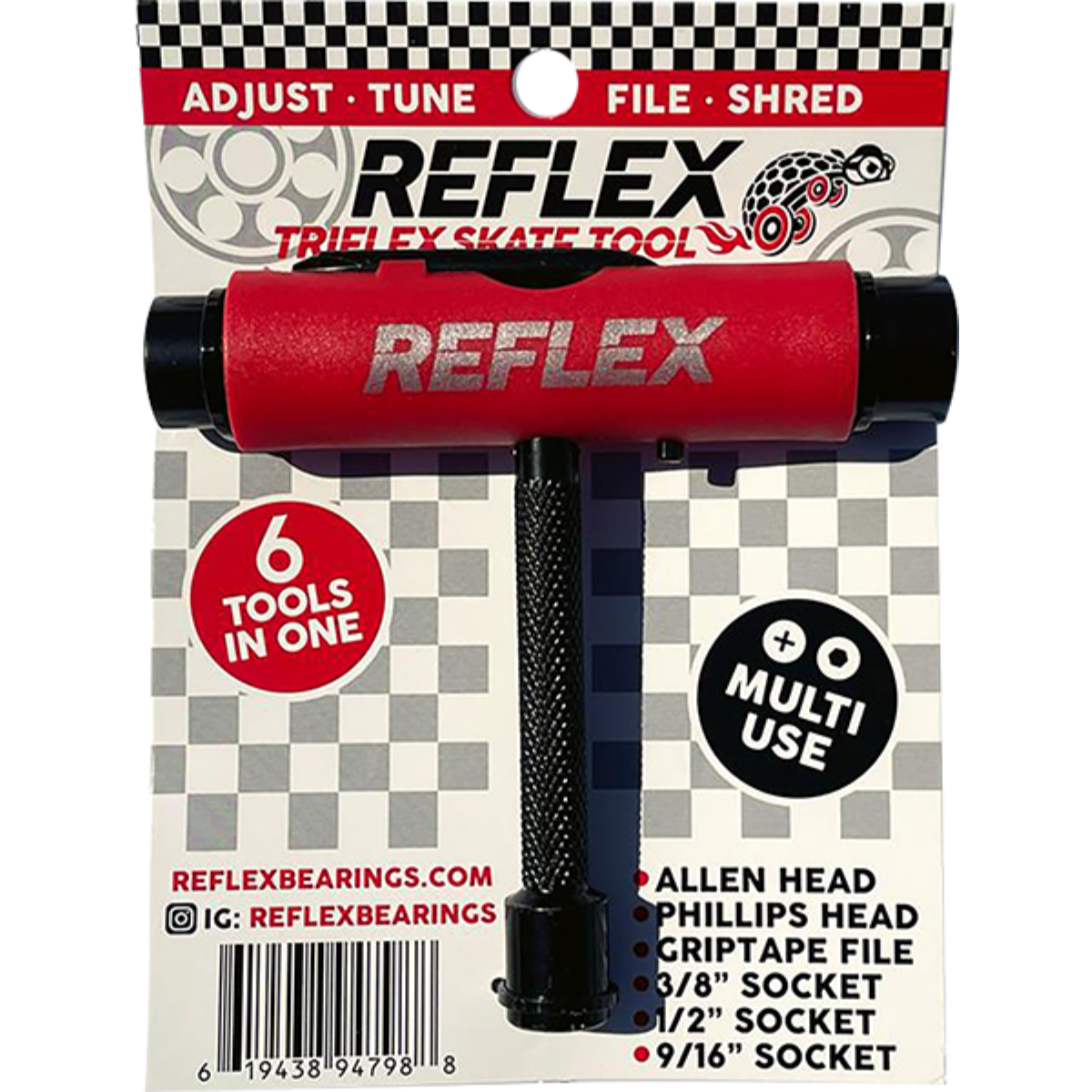 REFLEX TRIFLEX SKATE TOOL