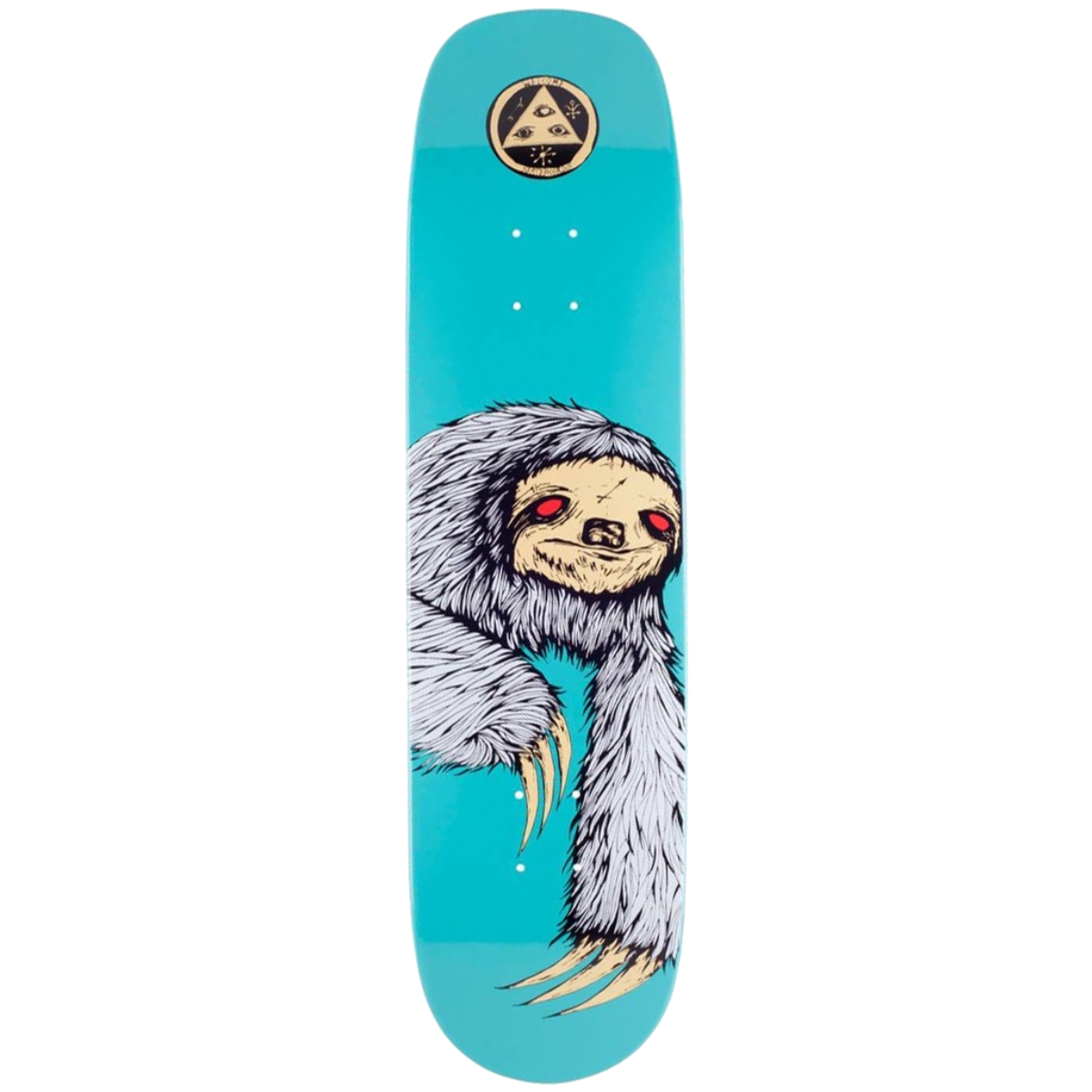 WELCOME SLOTH ON PHOENIX SHAPED DECK 8.00 X 32.00
