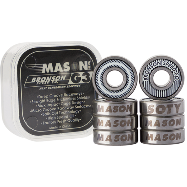 Bronson G3 Mason Silva Bearings, Single Set